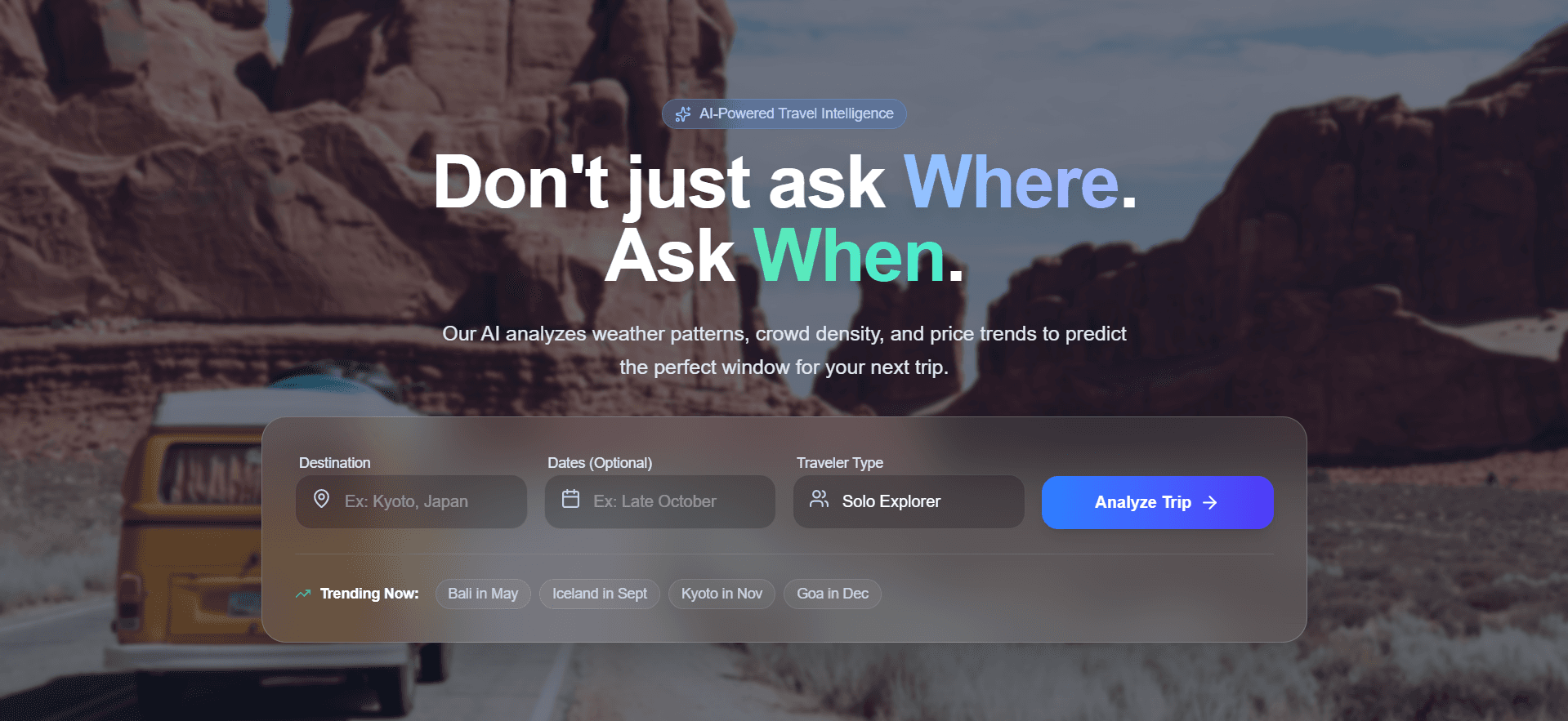 Travel AI – Predictive Intelligence Engine